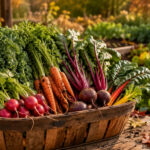 Easiest fall vegetables to grow for beginners harvest basket