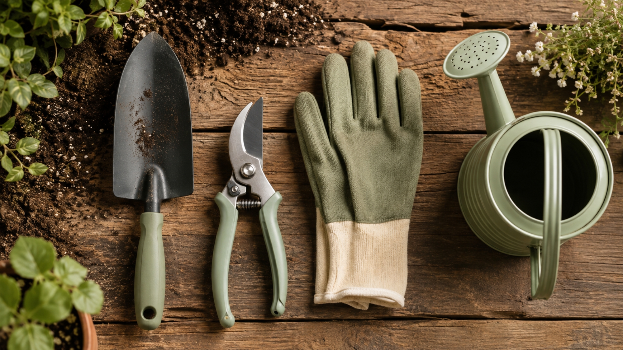 essential gardening tools for beginners