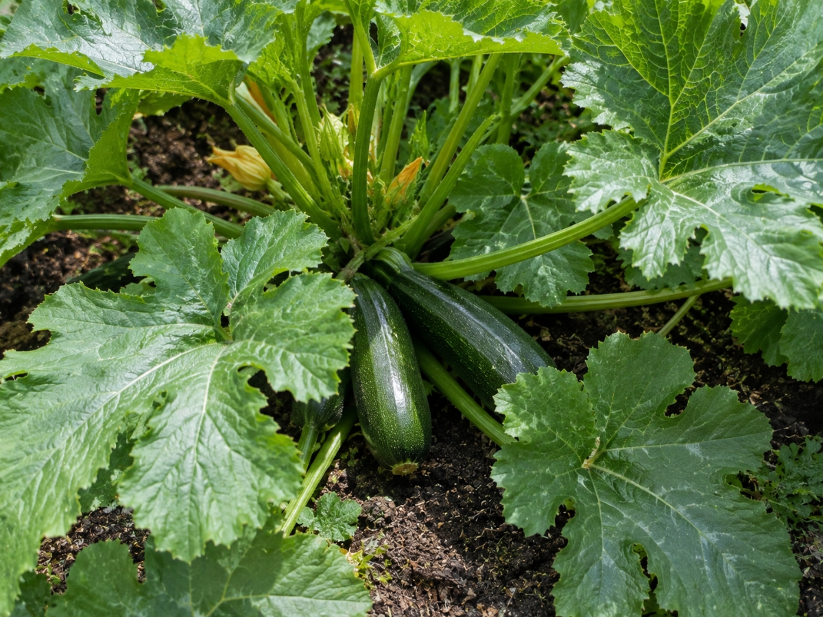 zucchini harvest beginner garden